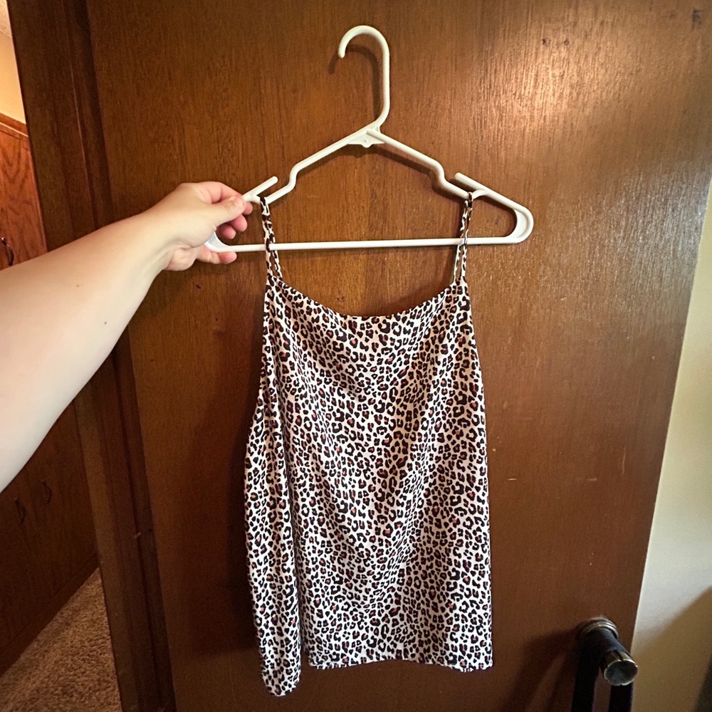 Leopard Print loft top
